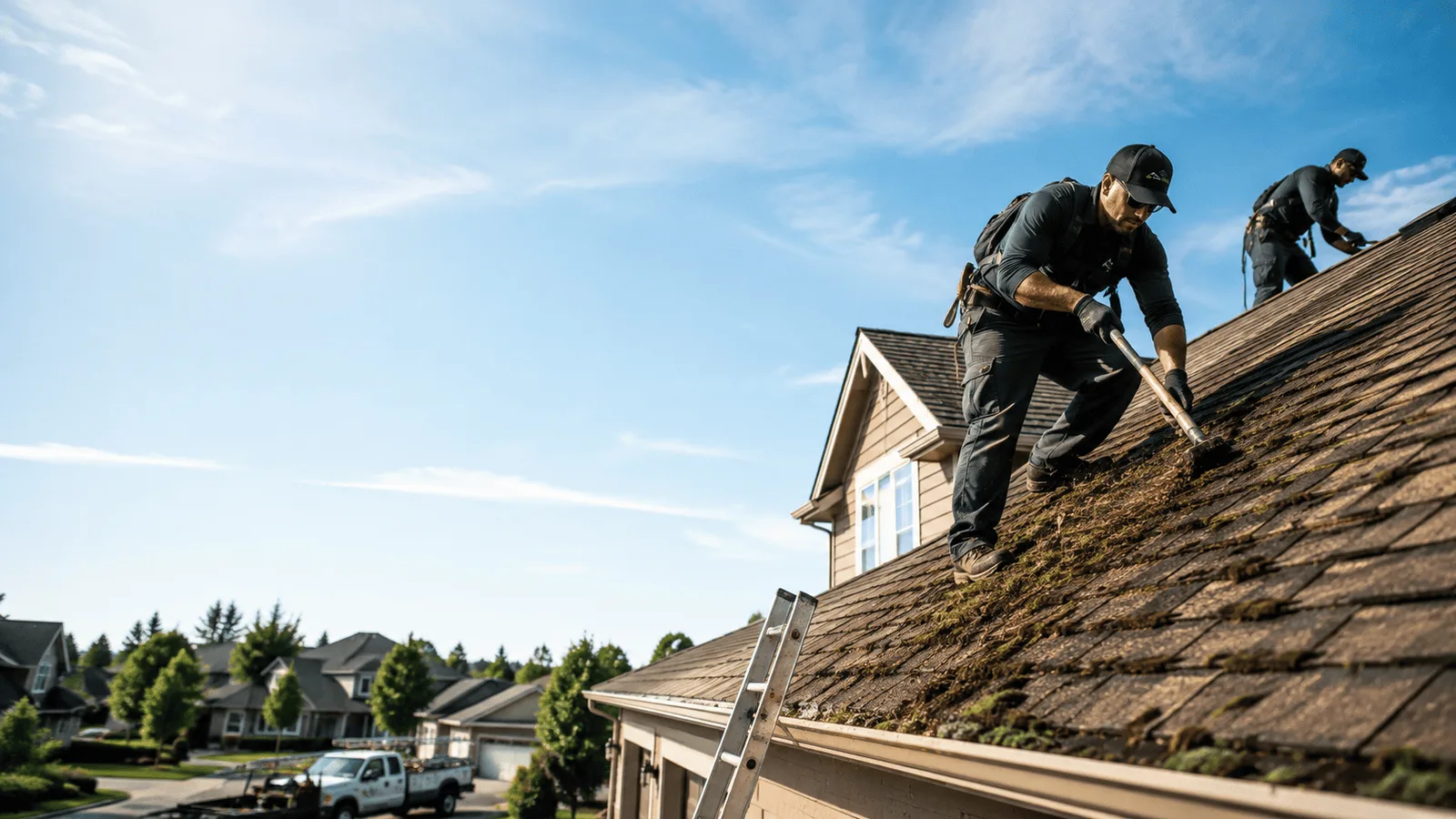 Roof Moss Removal in New Lisbon, WI near me